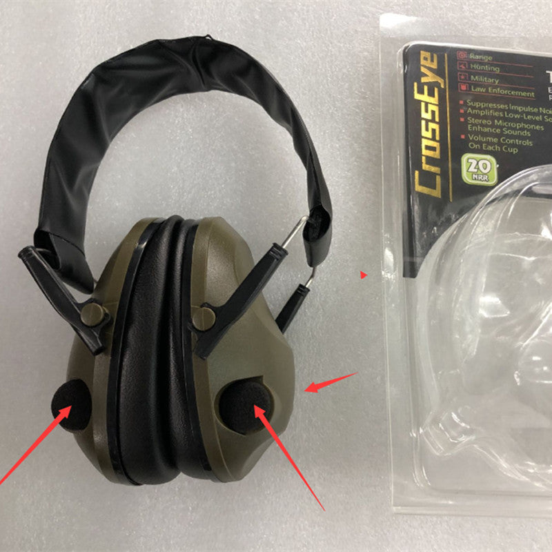 Military Pickup And Anti-noise Tactical Adjustable Earphones