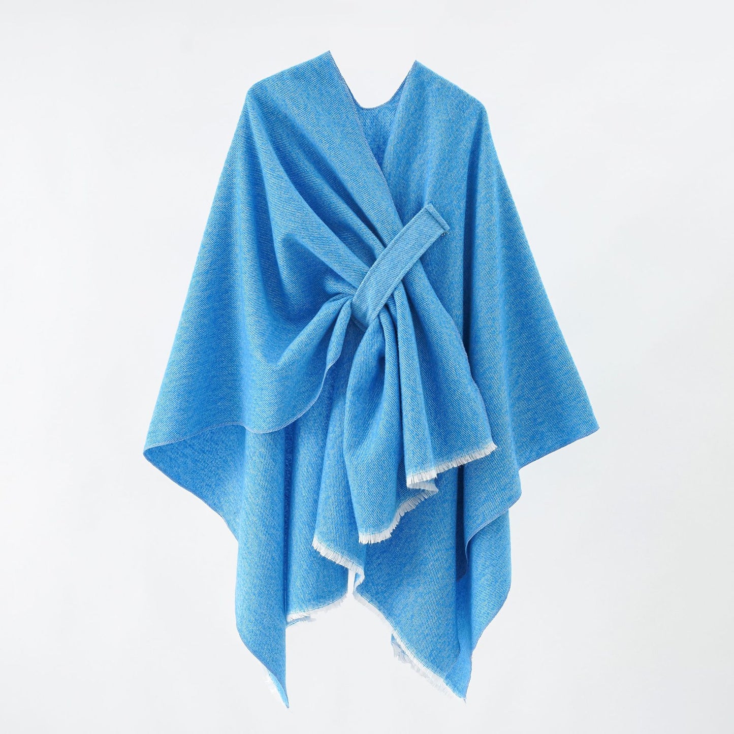 Pure Color Autumn And Winter Plus Bar Cashmere Shawl