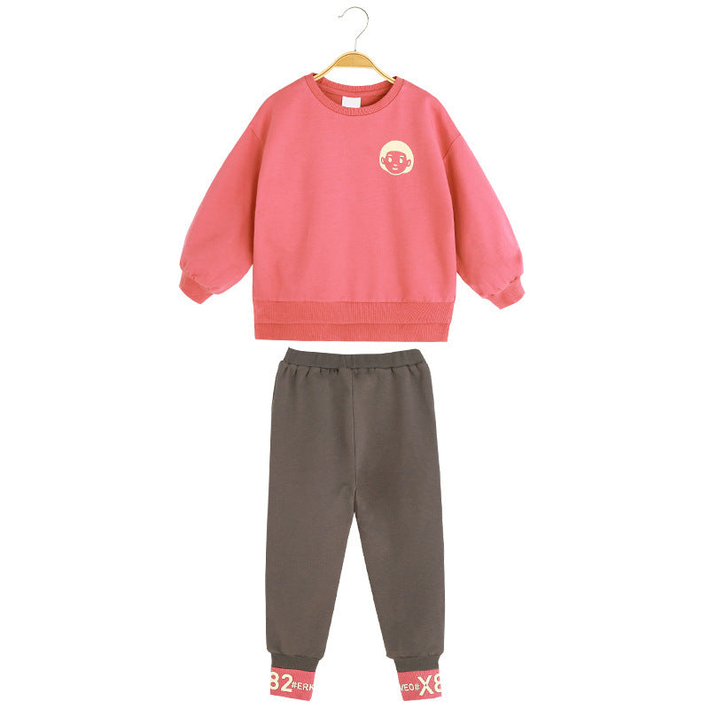 Children cartoon fashionable casual suit