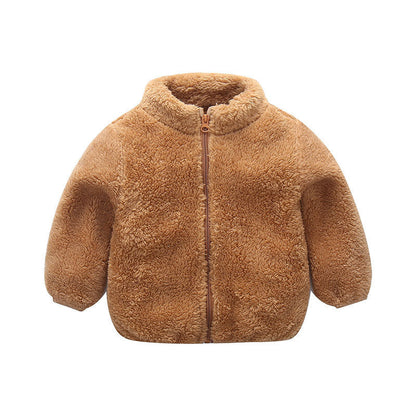 Vestes en peluche pour garçons et filles, enfants, bébés, nourrissons et tout-petits