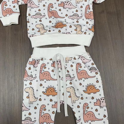 Dinosaur Baby Sweatshirt And Pants Set