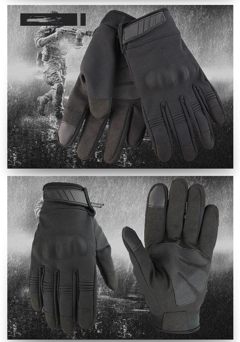 Outdoor tactical touch screen gloves