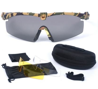 Outdoor Tactical Glasses Military Fan Protective Goggles