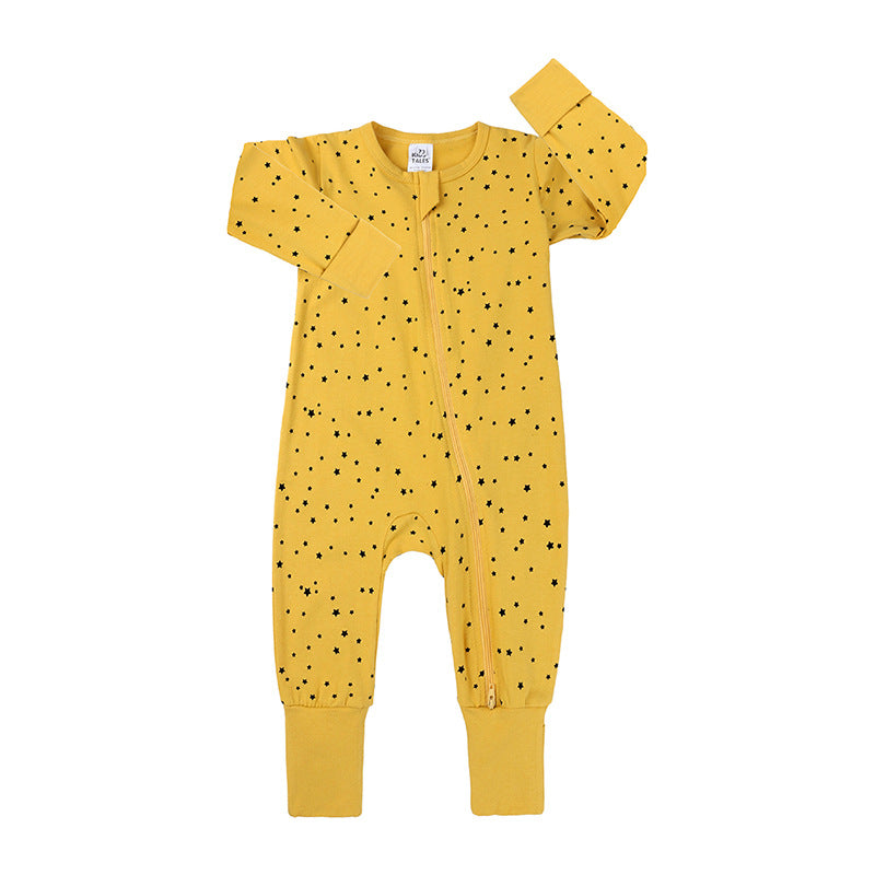 Children's Clothing Baby Jumpsuit Romper Newborn Cotton Long-sleeved Romper