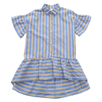 Shirt Children's Short-Sleeved Shirt Skirt Long