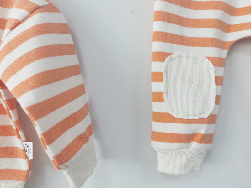 Two-Piece Baby Long-Sleeved Loose Sweater For Infants And Toddlers