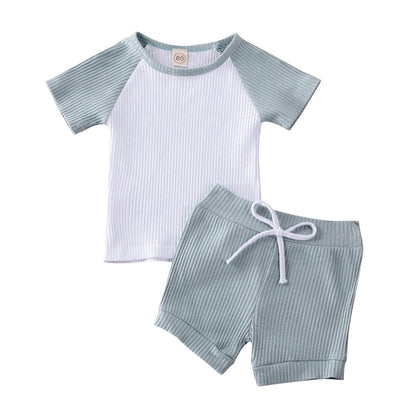 Chemise et short 2 pièces pour vêtements de bébé, vêtements pour enfants garçons