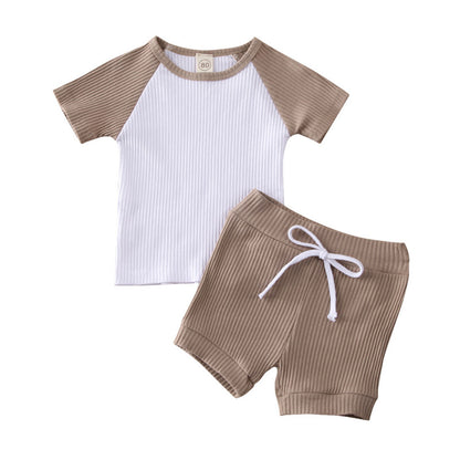 Chemise et short 2 pièces pour vêtements de bébé, vêtements pour enfants garçons