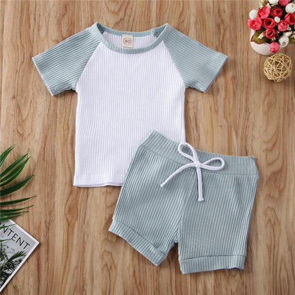 Chemise et short 2 pièces pour vêtements de bébé, vêtements pour enfants garçons