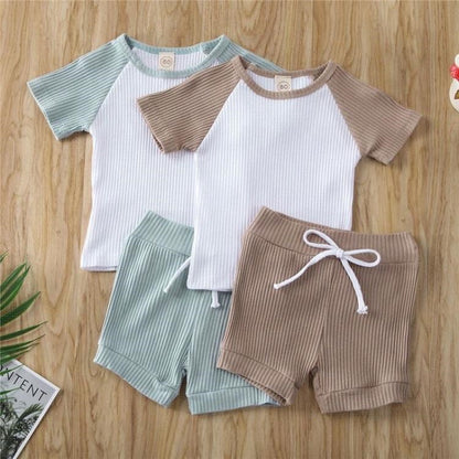 Chemise et short 2 pièces pour vêtements de bébé, vêtements pour enfants garçons