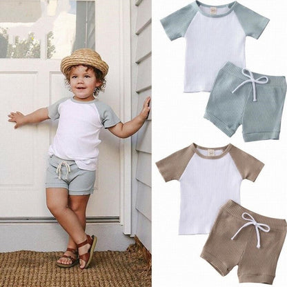 Chemise et short 2 pièces pour vêtements de bébé, vêtements pour enfants garçons