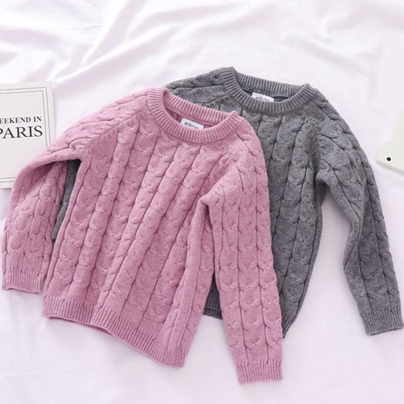 Kids Sweaters Baby Boy Girl Winter knit Sweater Pants