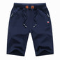 Men's Shorts Casual Classic Fit Drawstring Summer Beach Shorts With Elastic Waist And Pockets