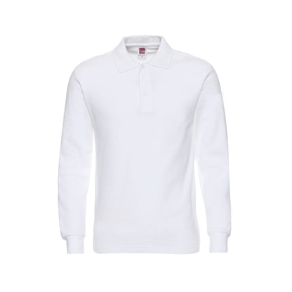 Pure Color King 1AD01 Long-Sleeved Blank Pure Color 220g Long-Sleeved Cotton Lapel Polo Cultural Advertising Shirt Customization