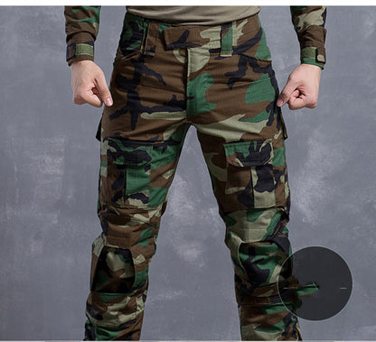 Pantalon tactique militaire quatre saisons CP Camouflage noir motif Python salopette pantalon grenouille