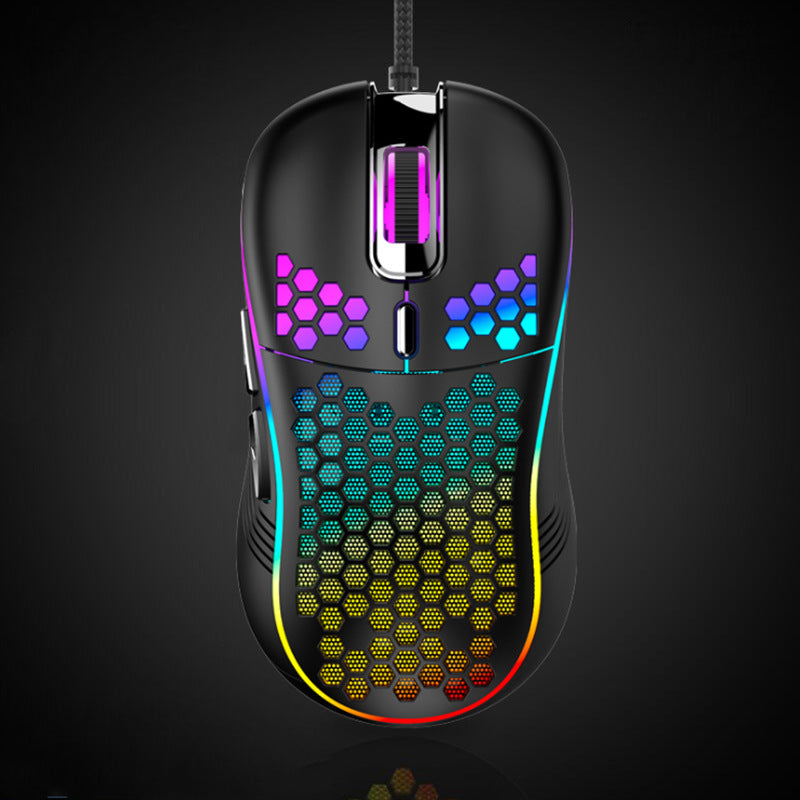 Wired Gaming Mouse Hollow Lightweight RGB