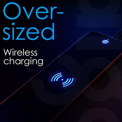 RGB MousePad With Wireless Fast Charging