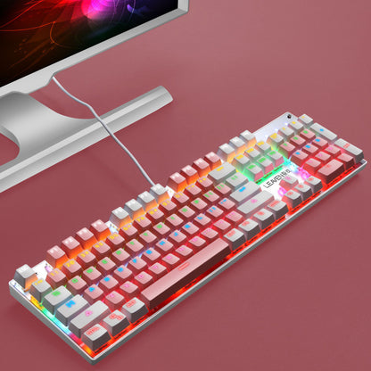 Luminous Punk Keyboard USB Wired Computer Gaming Keyboard