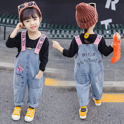 New Autumn Children's Little Girl Jeans Girls