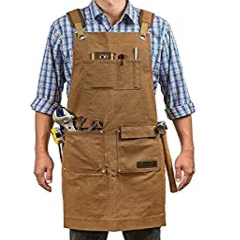 Tool Machinery Carpenter Canvas Wax Apron