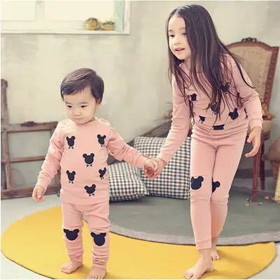 Girls' cotton underwear and pajamas set