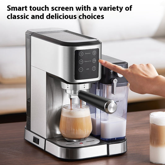 Household Small Semi-automatic High Pressure Steam Frothed Milk Espresso Coffee Machine