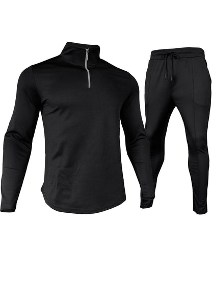 Men's Suit Long Sleeve Polo Wear Sports Suit