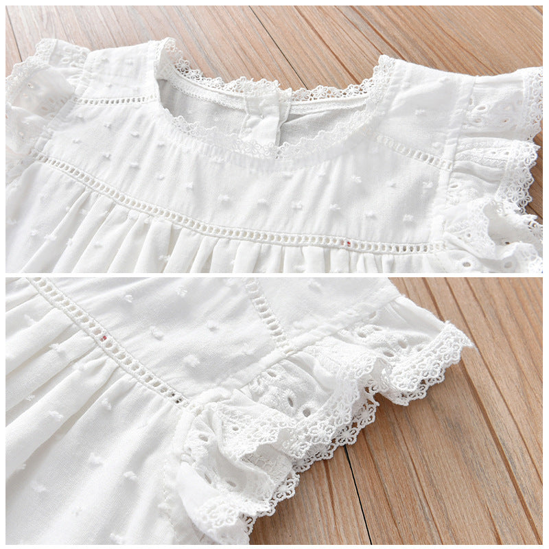 White children's dress