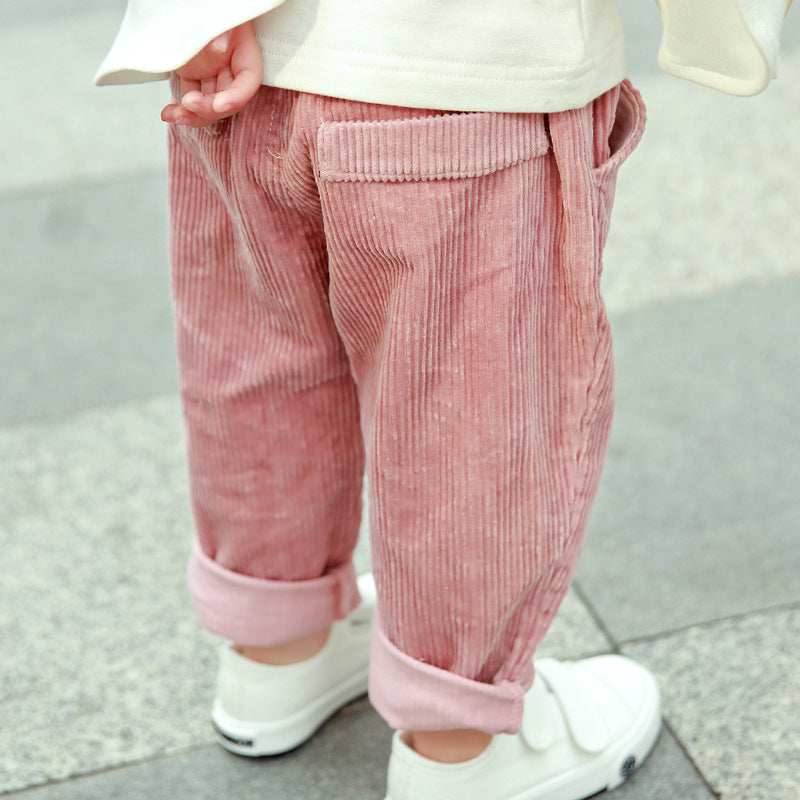 Children's corduroy trousers