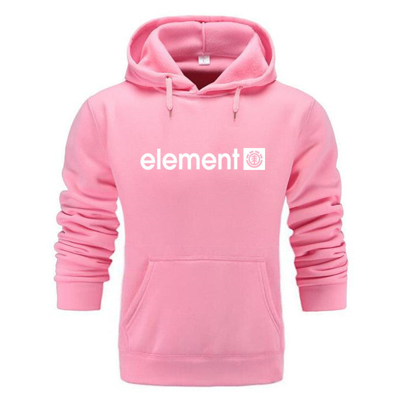 Printed Sports Hooded Pullover Casual Men's Sweater
