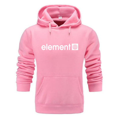 Printed Sports Hooded Pullover Casual Men's Sweater
