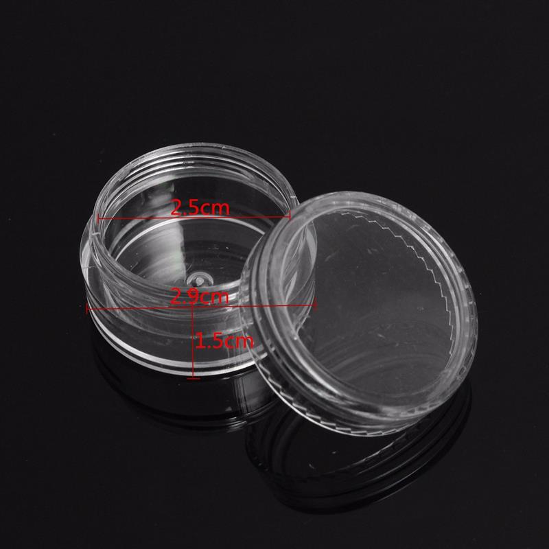 5g Transparent Cream Jar Mini Cosmetic Bottles