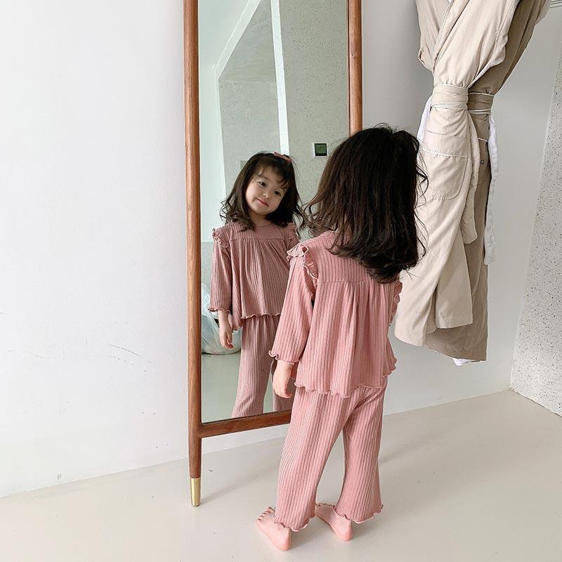 New Little Girl's Two-piece Homewear Suit