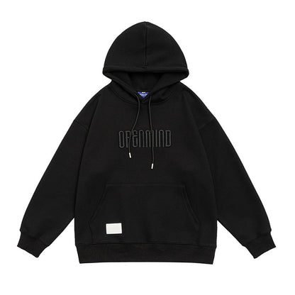 Hooded Sweater Men's Fashion Brand Letter Embroidery