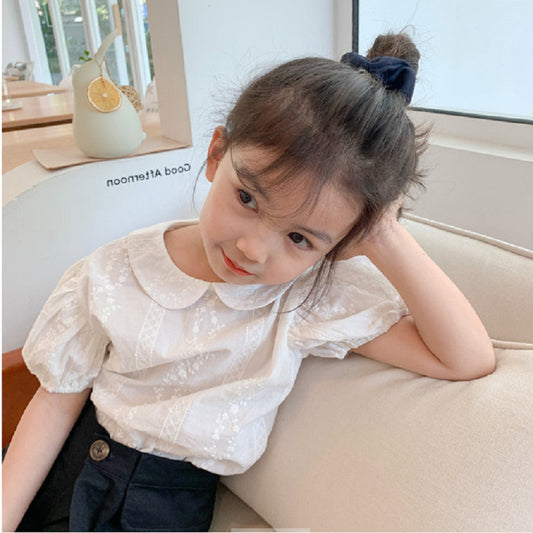 Children's puff sleeve top