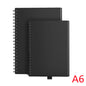 Rewritable paper notebook