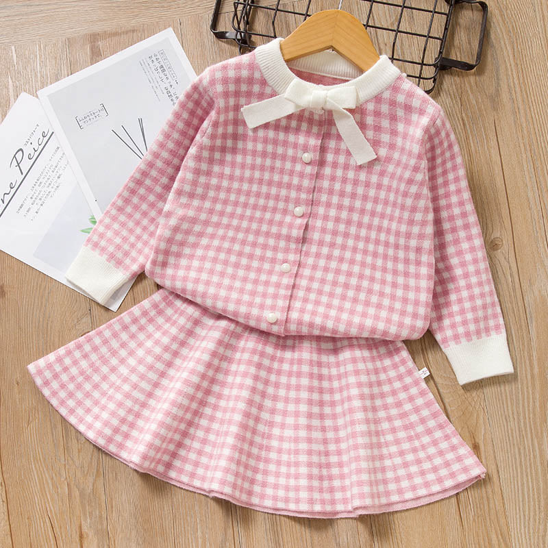 Girls' college style dress