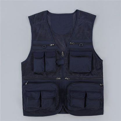 Multi-pocket professional photography mesh vest