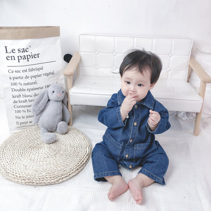 New Hot Sell Baby Jumpsuit Romper Denim