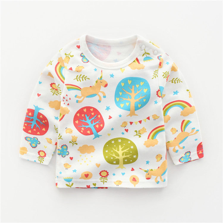 Baby Girl Children's Clothing Cotton Long Sleeves