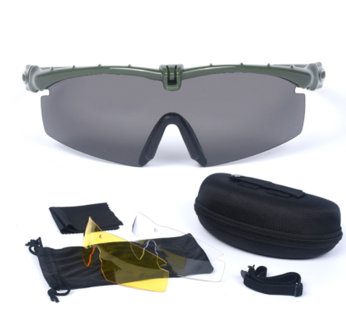 Outdoor Tactical Glasses Military Fan Protective Goggles