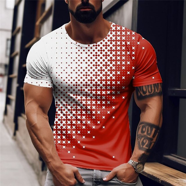 Summer Quick Drying Material Sports T-shirt Outdoor Running T-shirt Men