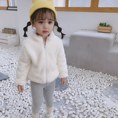 Vestes en peluche pour garçons et filles, enfants, bébés, nourrissons et tout-petits