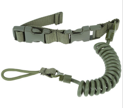 Outdoor tactical spring gun rope single point  rope