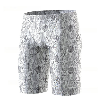 Men's Swimming Trunks Breathable Ice Silk Feeling Quick-dry Pants Swimming Equipment Summer 3D Printing Crafts