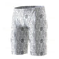 Men's Swimming Trunks Breathable Ice Silk Feeling Quick-dry Pants Swimming Equipment Summer 3D Printing Crafts