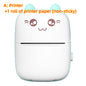 Mini Printer Portable Mini Bluetooth WiFi New Wrong Printer Mobile Phone Photo Title Note Hot Print Pocket Student Error Label Printer