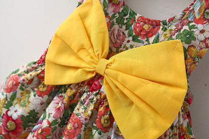 Children's Chest Big Bow Dress Princess Skirt