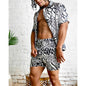 Men's Hawaii Casual Fashion Printing Short Sleeve Shirt Outfit