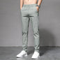 Summer Thin Slim Straight Pants Men's Korean Style